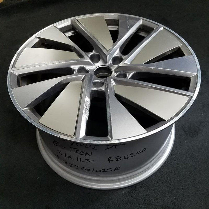 21" E-TRON GT 22 21x11.5 Original OEM Wheel Rim - Side Profile
