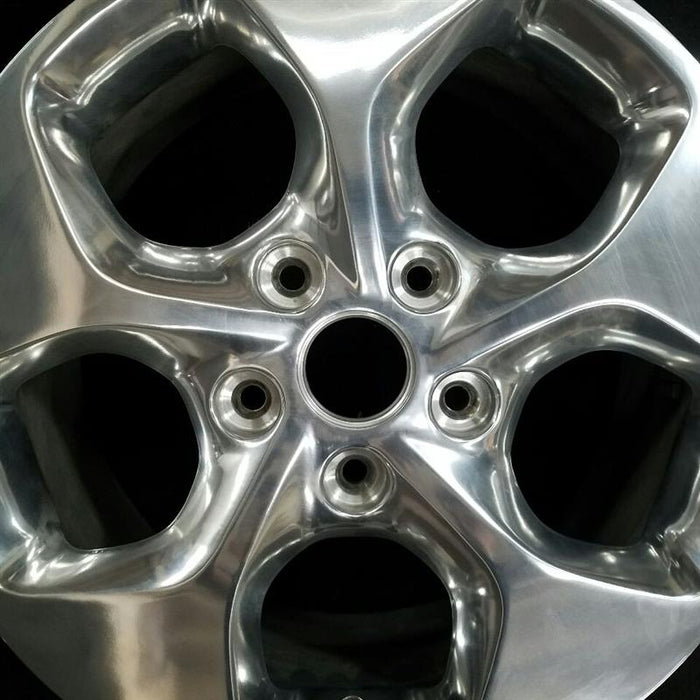 17" PACIFICA 18-19 , aluminum, 17x7, 5 spoke , polished Original OEM Wheel Rim - Angle View