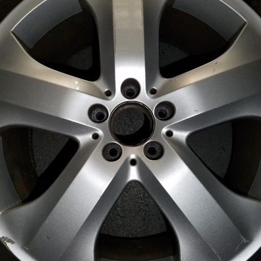 19" MERCEDES GL-CLASS 09 164 Type; GL320 19x8.5 5 spoke Original OEM Wheel Rim - Angle View