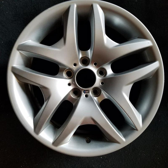 18" BMW X3 04-10 18x8 alloy 5 spoke V spoke design wide spoke Original OEM - Front View