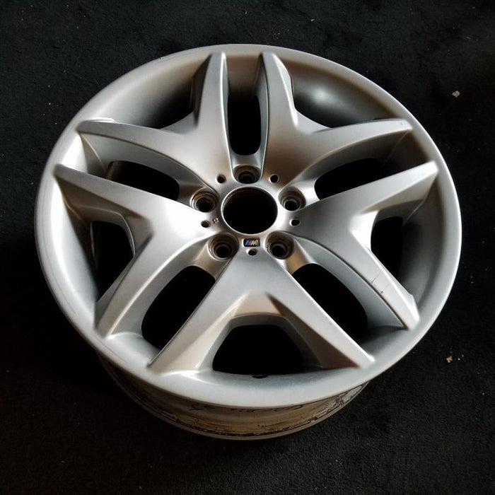 18" BMW X3 04-10 18x8 alloy 5 spoke V spoke design wide spoke Original OEM - Side Profile
