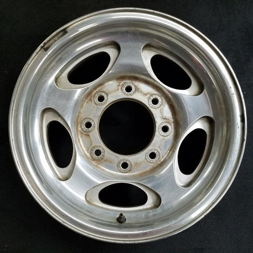 16" FORD E150 VAN 07-08 , aluminum, 5 ovals Original OEM Wheel Rim - Front View