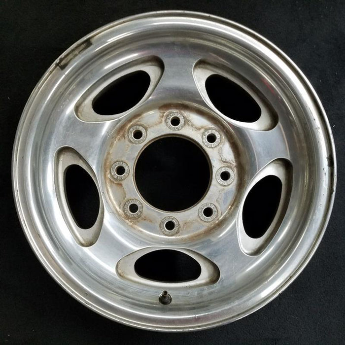16" FORD E150 VAN 07-08 , aluminum, 5 ovals Original OEM Wheel Rim - Front View