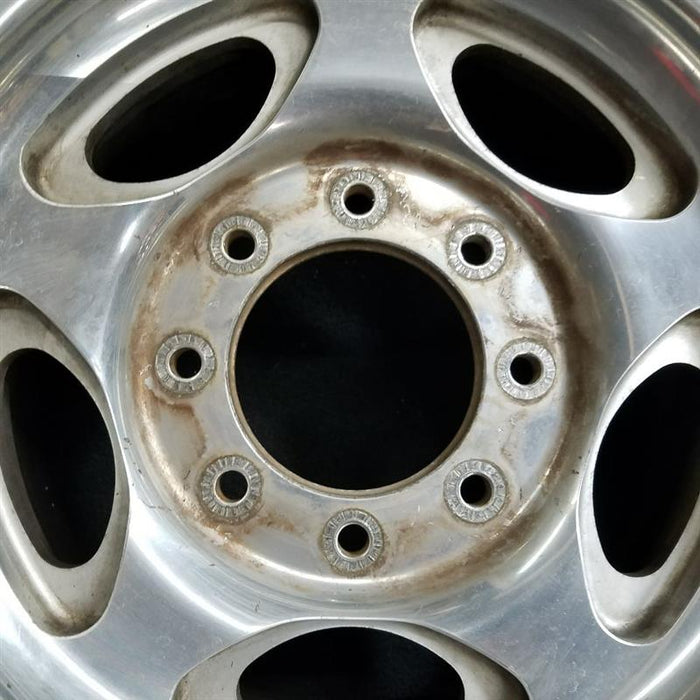 16" FORD E150 VAN 07-08 , aluminum, 5 ovals Original OEM Wheel Rim - Angle View