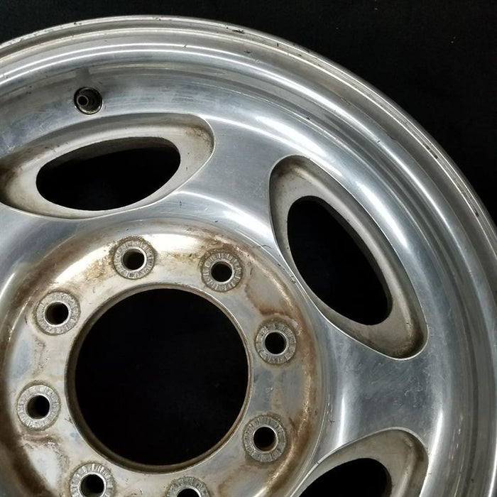 16" FORD E150 VAN 07-08 , aluminum, 5 ovals Original OEM Wheel Rim - Back View