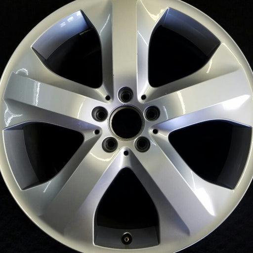 19" MERCEDES GL-CLASS 09 164 Type; GL320 19x8.5 5 spoke Original OEM Wheel Rim - Angle View