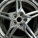19" CORVETTE 20-22 frt 19x8.5 5 spoke gloss silver opt Q8P Original OEM Wheel - Angle View