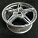 19" CORVETTE 20-22 frt 19x8.5 5 spoke gloss silver opt Q8P Original OEM Wheel - Side Profile