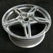 19" CORVETTE 20-22 frt 19x8.5 5 spoke gloss silver opt Q8P Original OEM Wheel - Close-Up Detail