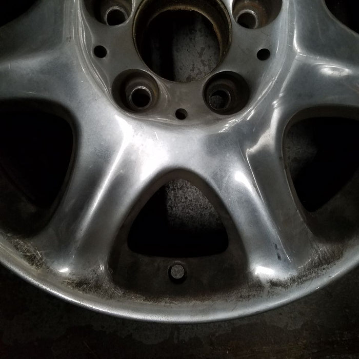 16" MERCEDES S-CLASS 00-02 220 Type; S430 7 spoke 16x7.5 Original OEM Wheel Rim - Side Profile