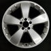 18" MERCEDES ML-CLASS 06 164 Type; ML500 18x8 5 spoke Original OEM Wheel Rim - Front View