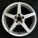 19" CORVETTE 05-07 19x10 , 5 spoke, silver Original OEM Wheel Rim - Front View