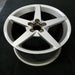 19" CORVETTE 05-07 19x10 , 5 spoke, silver Original OEM Wheel Rim - Side Profile