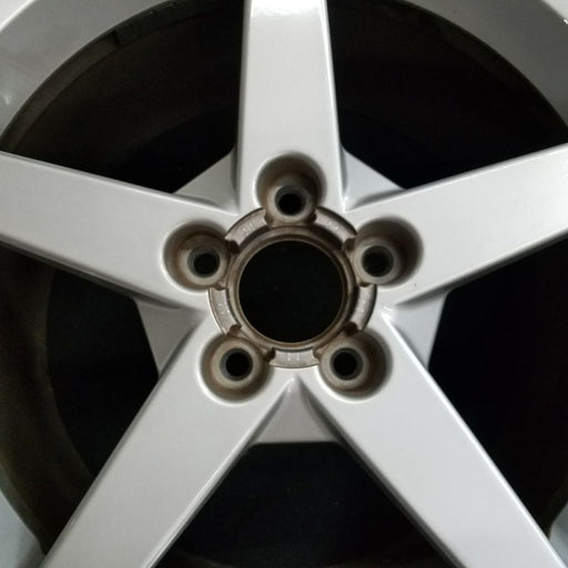 19" CORVETTE 05-07 19x10 rear 5 spoke silver opt QG6 Original OEM Wheel Rim - Angle View