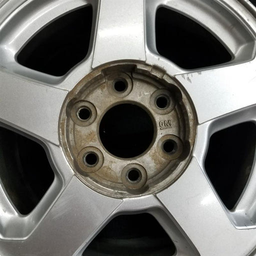 16" TRAILBLAZER 02-03 16x7, aluminum, 5 spoke, opt QC4 , Original OEM Wheel Rim - Angle View