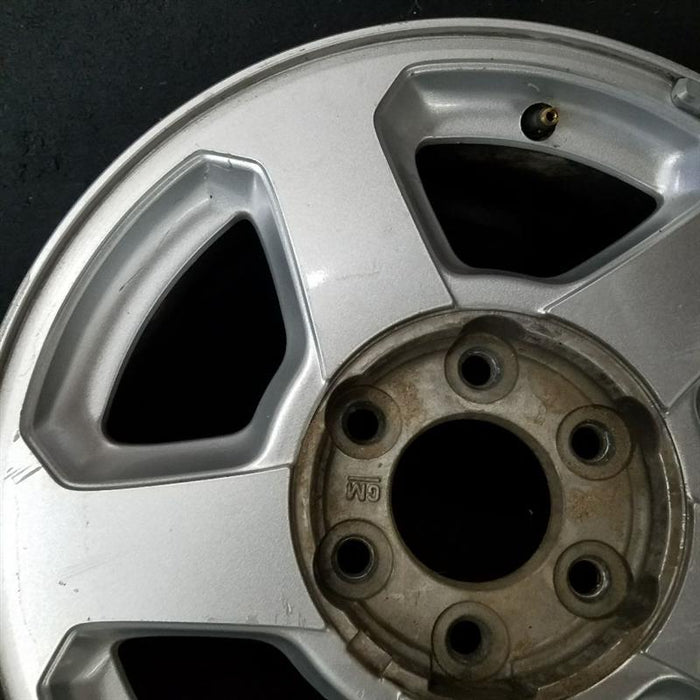 16" TRAILBLAZER 02-03 16x7, aluminum, 5 spoke, opt QC4 , Original OEM Wheel Rim - Additional View