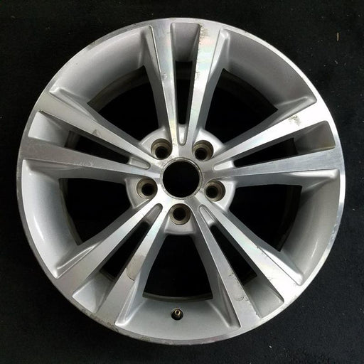 18" MKS 09-12 18x7 TPMS machined 10 spoke Original OEM Wheel Rim - Front View