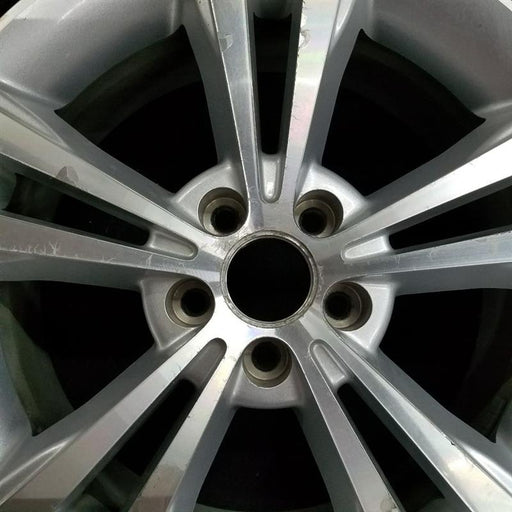 18" MKS 09-12 18x7 TPMS machined 10 spoke Original OEM Wheel Rim - Angle View