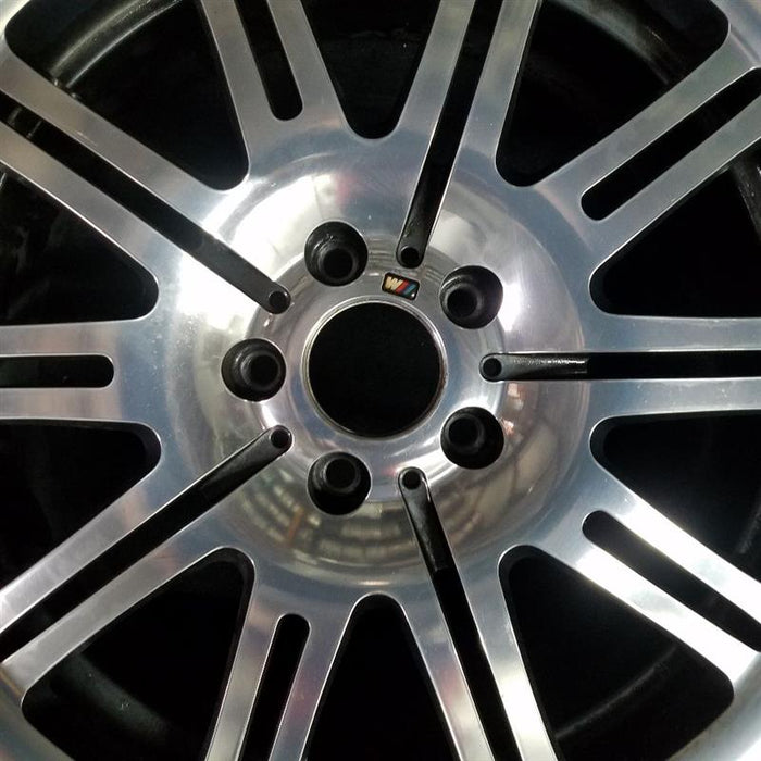 19" BMW M3 01-06 19x8 , 10 double spoke Original OEM Wheel Rim - Angle View