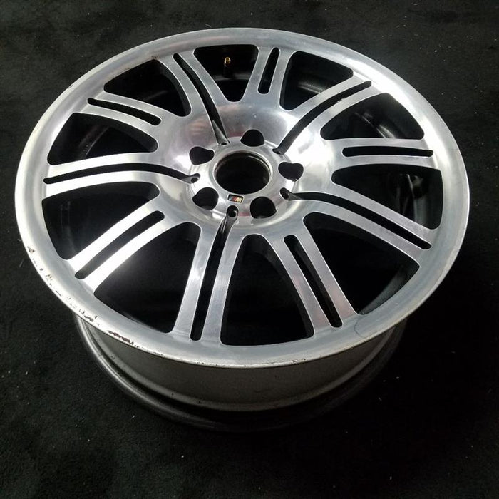 19" BMW M3 01-06 19x8 , 10 double spoke Original OEM Wheel Rim - Close-Up Detail