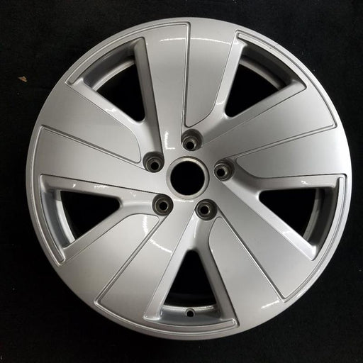 19" PORSCHE TAYCAN 20-24 19x10 5 spoke silver Original OEM Wheel Rim - Front View