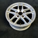 17" PORSCHE CAYMAN 08 17x8 5 double spoke Original OEM Wheel Rim - Side Profile