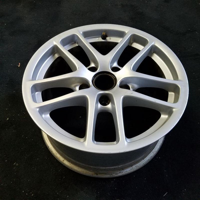 17" PORSCHE CAYMAN 08 17x8 5 double spoke Original OEM Wheel Rim - Close-Up Detail