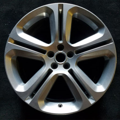 20" F-PACE 17-19 20x8.5 , 5 double spoke, w/o notched spoke Original OEM Wheel - Front View