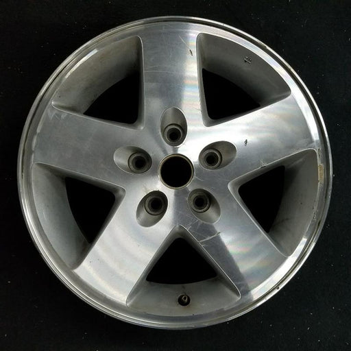 17" WRANGLER 07-08 17x7.5 machined finish Original OEM Wheel Rim - Front View