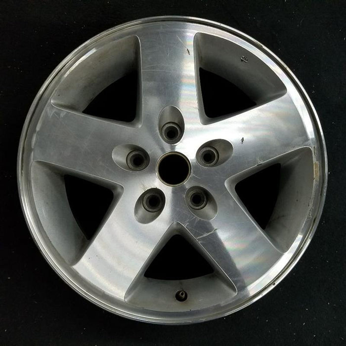 17" WRANGLER 07-08 17x7.5 machined finish Original OEM Wheel Rim - Front View