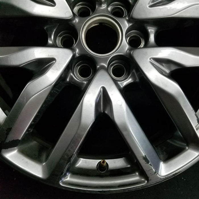 18" ACADIA 17 VIN Z 11th digit 18x7.5 opt 5PJ Original OEM Wheel Rim - Side Profile