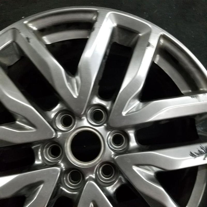 18" ACADIA 17 VIN Z 11th digit 18x7.5 opt 5PJ Original OEM Wheel Rim - Back View