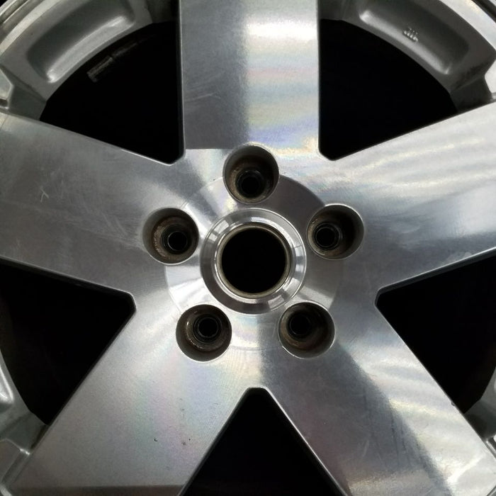 18" WRANGLER 07-08 18x7.5 5 spoke machined Original OEM Wheel Rim - Angle View