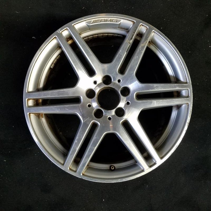 17" MERCEDES C-CLASS 08 204 Type; C350, 17x8.5 Original OEM Wheel Rim - Front View