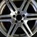 17" MERCEDES C-CLASS 08 204 Type; C350, 17x8.5 Original OEM Wheel Rim - Angle View