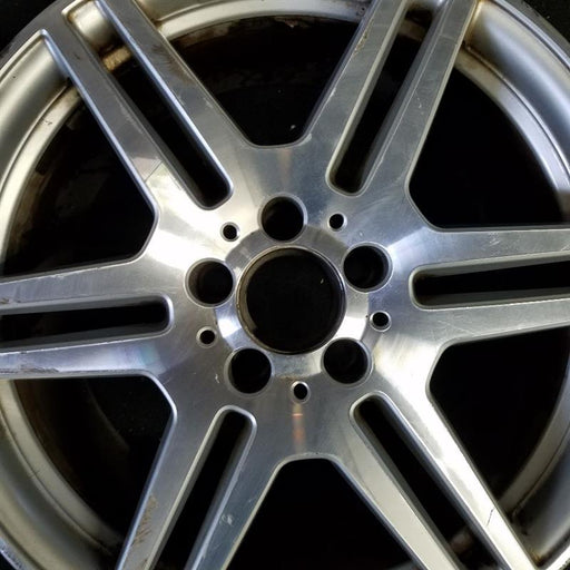 17" MERCEDES C-CLASS 08 204 Type; C350, 17x8.5 Original OEM Wheel Rim - Angle View