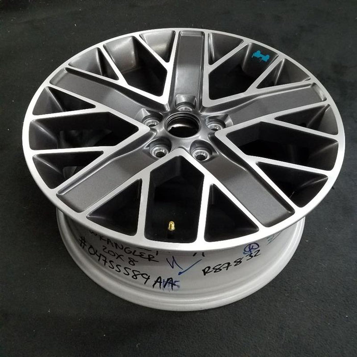 20" WRANGLER 22-23 20x8 , double spoke Original OEM Wheel Rim - Side Profile