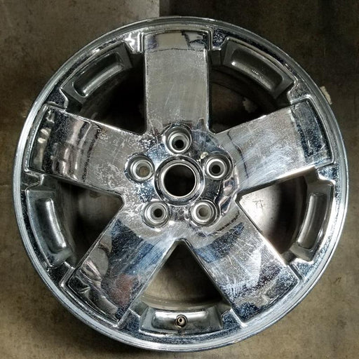 18" WRANGLER 07-08 18x7.5 5 spoke machined Original OEM Wheel Rim - Front View