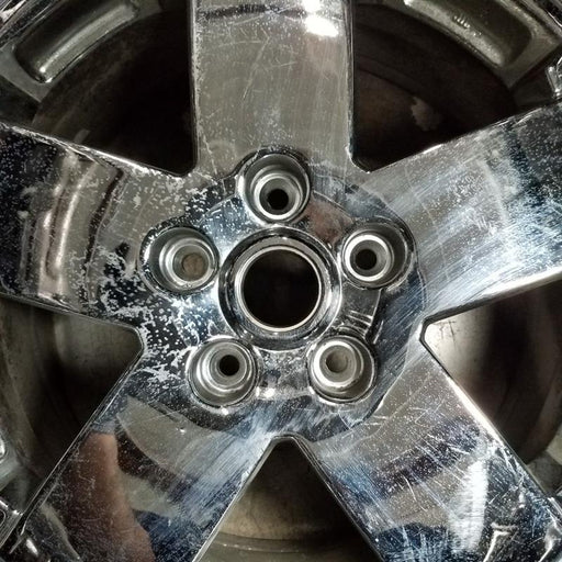 18" WRANGLER 07-08 18x7.5 5 spoke machined Original OEM Wheel Rim - Angle View