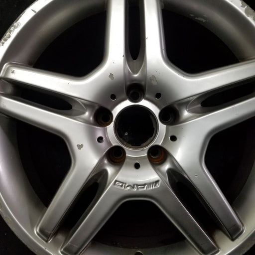 18" MERCEDES CL-CLASS 03-05 215 Type; CL55 18x9 10 spoke AMG rear Original OEM - Angle View