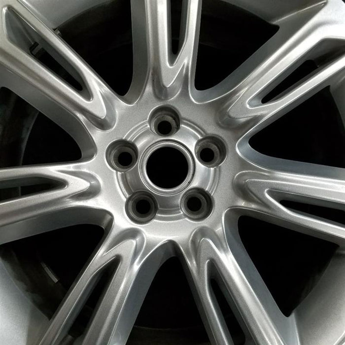 20" VELAR 18-23 20x8.5 alloy 7 spoke split spoke silver Original OEM Wheel Rim