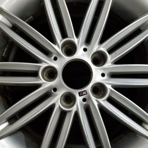 17" BMW 128i 08-13 17x7 , 10 spoke Original OEM Wheel Rim - Angle View