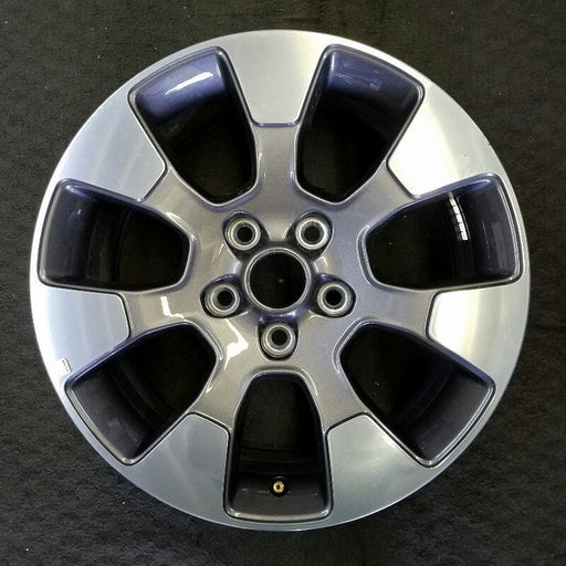 18" WRANGLER 18 VIN X 6th digit JL body 18x7.5 7 spoke opt WPT polished face - Angle View
