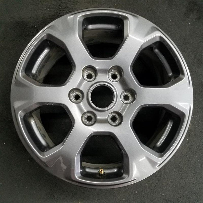 17" BRONCO 21-24 17x7.5, aluminum , gray Original OEM Wheel Rim - Front View