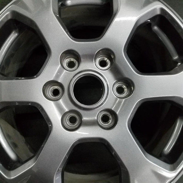 17" BRONCO 21-24 17x7.5, aluminum , gray Original OEM Wheel Rim - Angle View