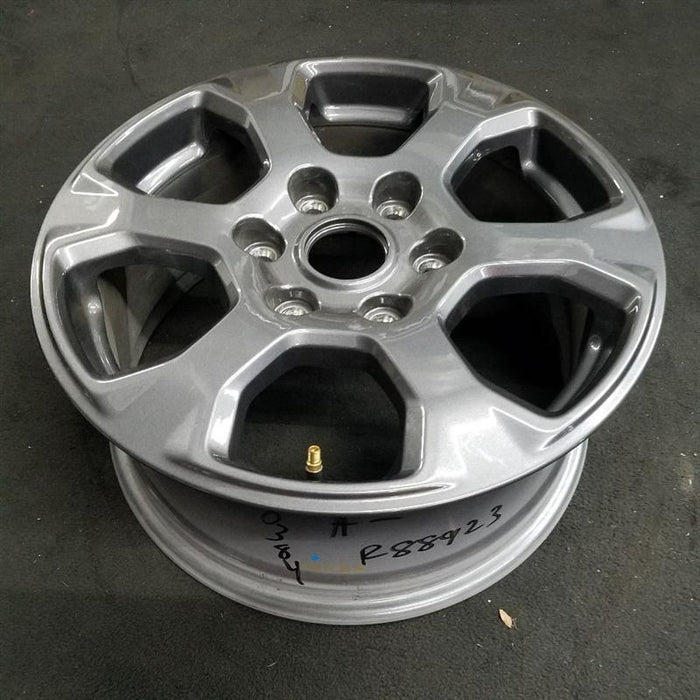17" BRONCO 21-24 17x7.5, aluminum , gray Original OEM Wheel Rim - Side Profile