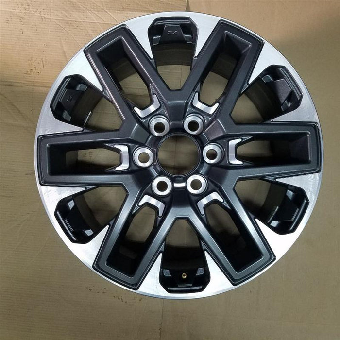 20" SEQUOIA 23-26 20x8, open spoke , machined face with black pockets Original - Front View
