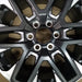 20" SEQUOIA 23-26 20x8, open spoke , machined face with black pockets Original - Angle View
