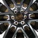 20" SEQUOIA 23-25 20x8, open spoke , machined face with black pockets Original - Angle View