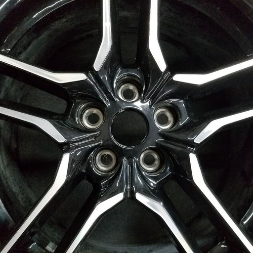 18" MUSTANG 18-23 18x8 , 10 spoke Original OEM Wheel Rim - Angle View